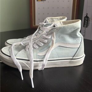 Vans Sky Blue and White High-Tops
